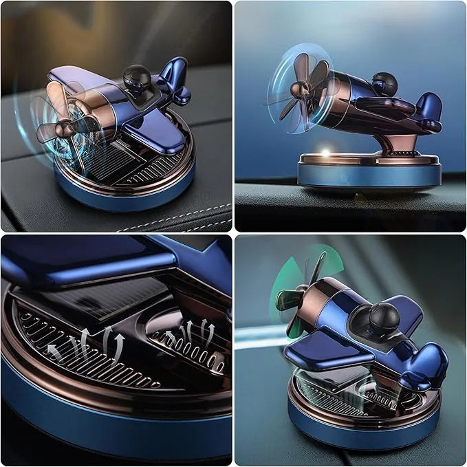 Ambientador Solar Con Difusor De Aroma Para Coche con forma de avioneta