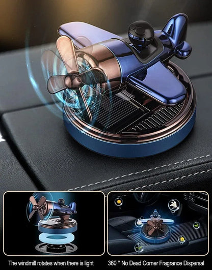 Ambientador Solar Con Difusor De Aroma Para Coche con forma de avioneta