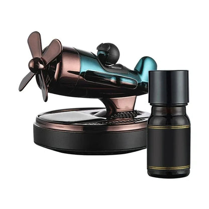 Ambientador Solar Con Difusor De Aroma Para Coche con forma de avioneta